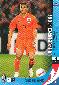 Wilfred Bouma Netherlands Panini Euro 2008 Card Game #27
